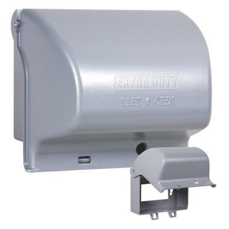 RACOORPORATED Electrical Box Cover, 1 Gangs, Aluminum, In-Use MX3300